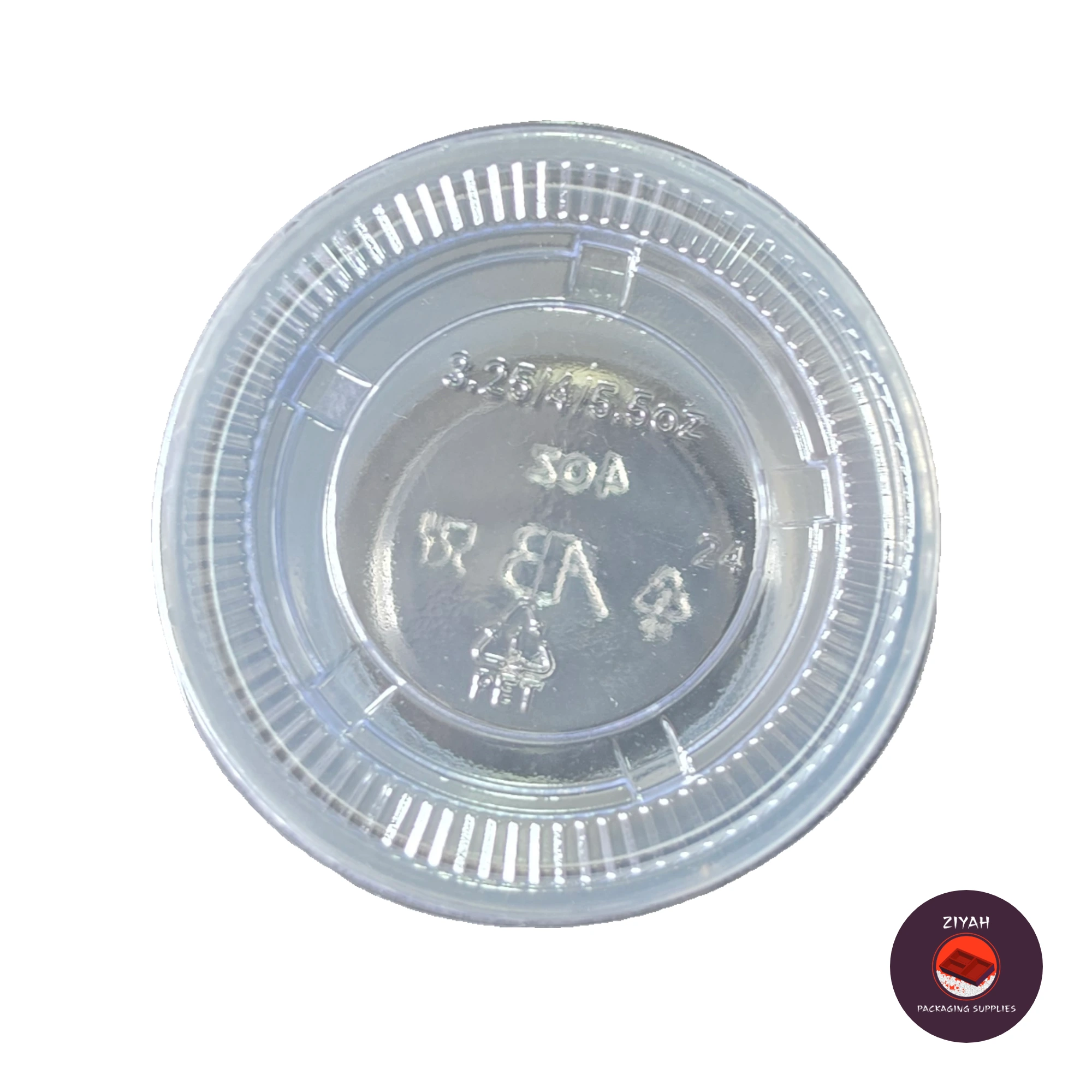 Hinged Sauce Cup (Cup Sauce, Clear color, size NA) — product photo 5. Food-grade packaging for sale in the Philippines | Ziyah Packaging Supplies
